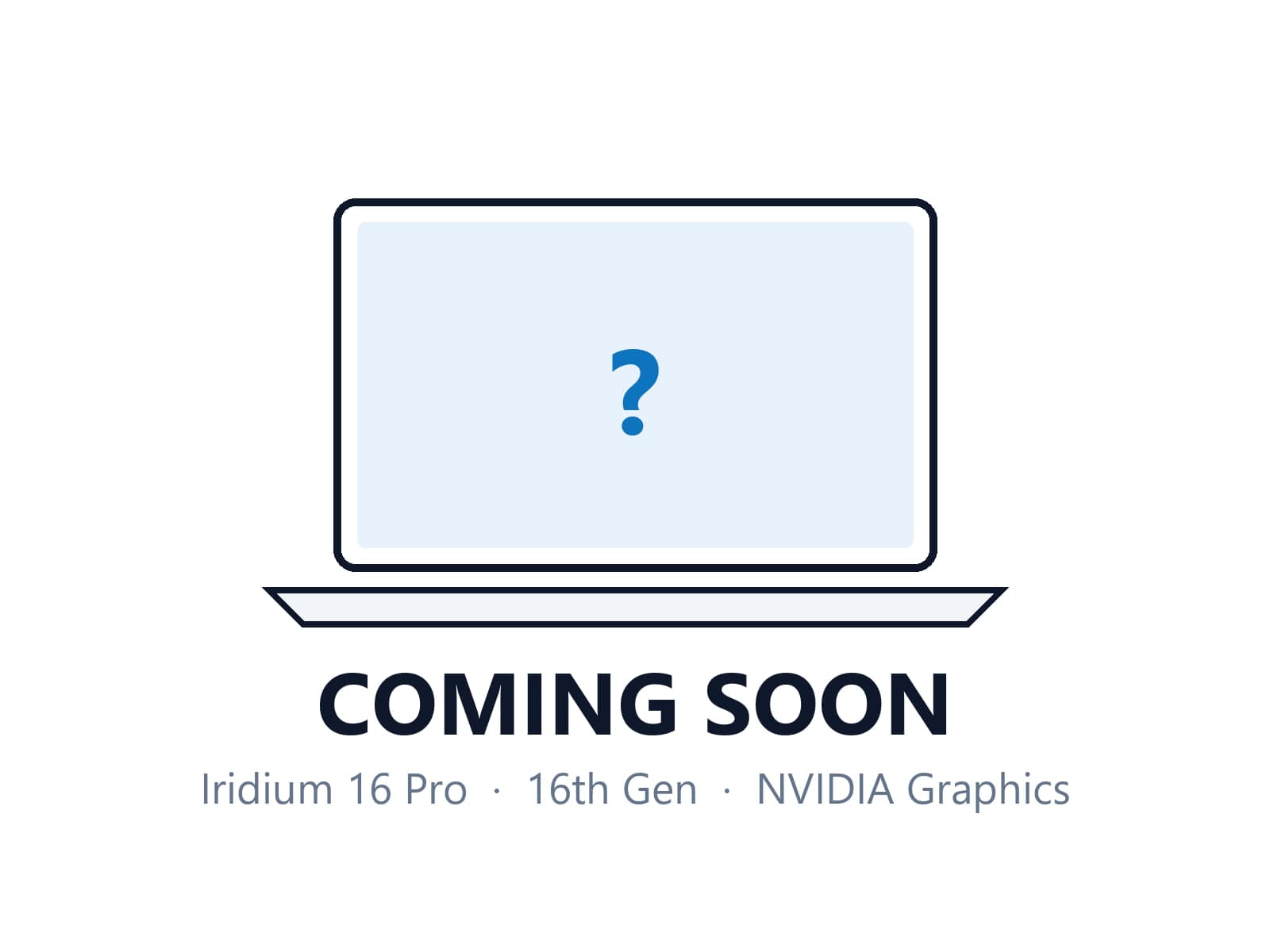Iridium 16 Pro laptop, coming soon