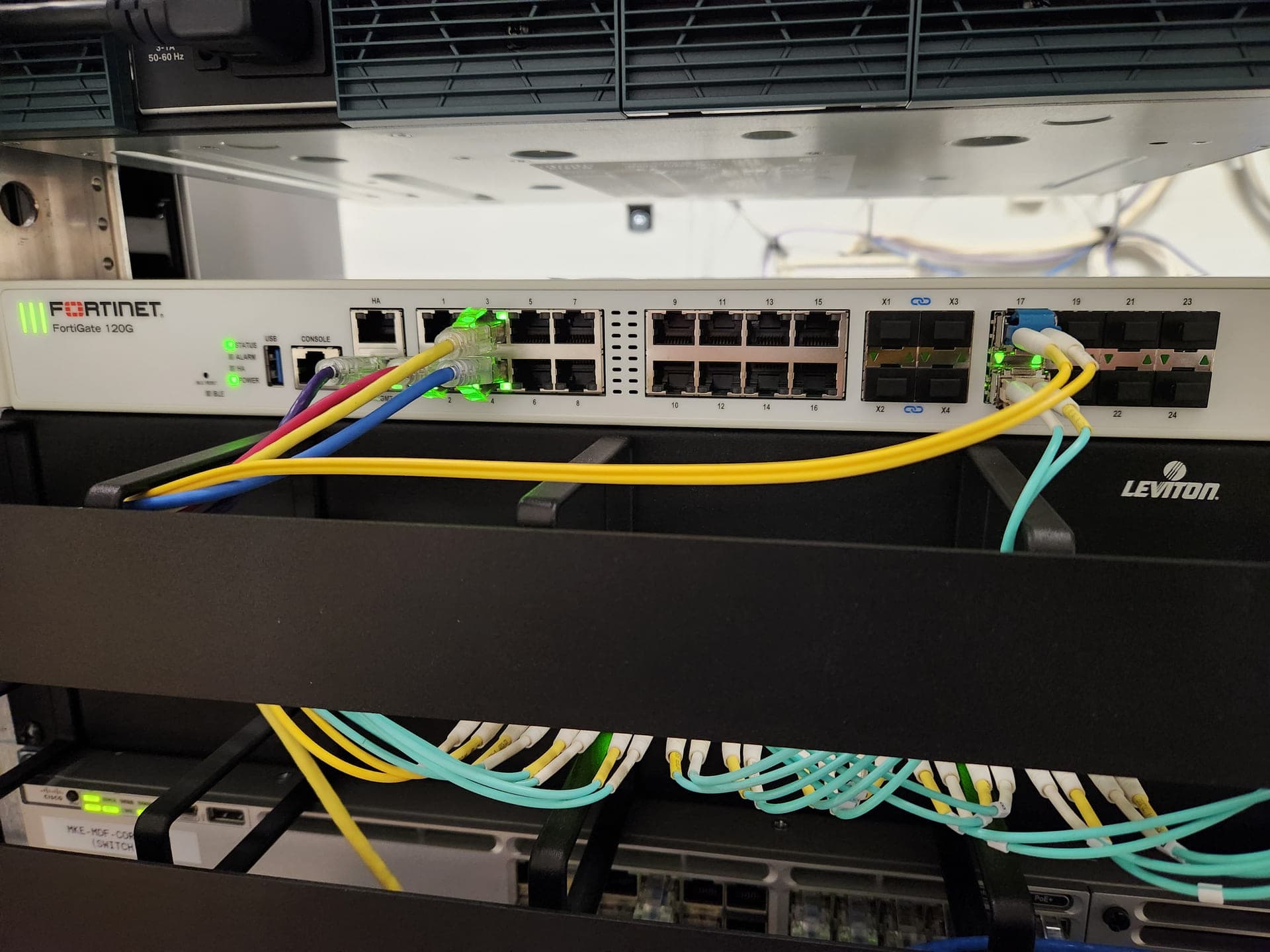 Core Stack — Firewall & Switching