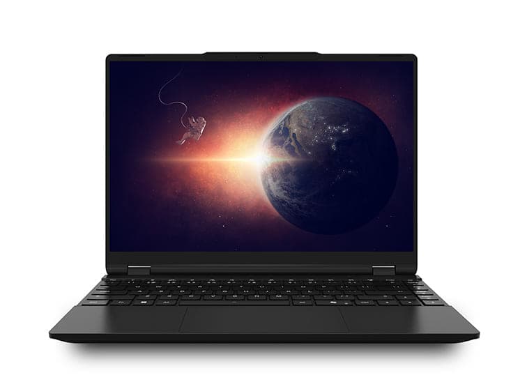 Iridium 14 laptop, front view