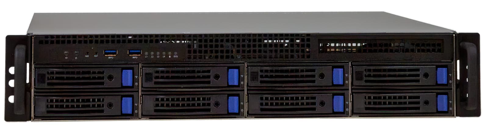Onyx E Series 2U rack-mount server, front view