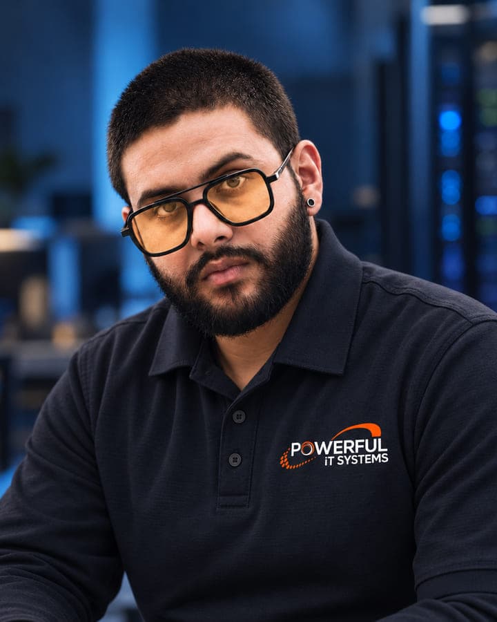 Portrait of Tom Hecker, Network and Systems Security Specialist at Powerful IT Systems