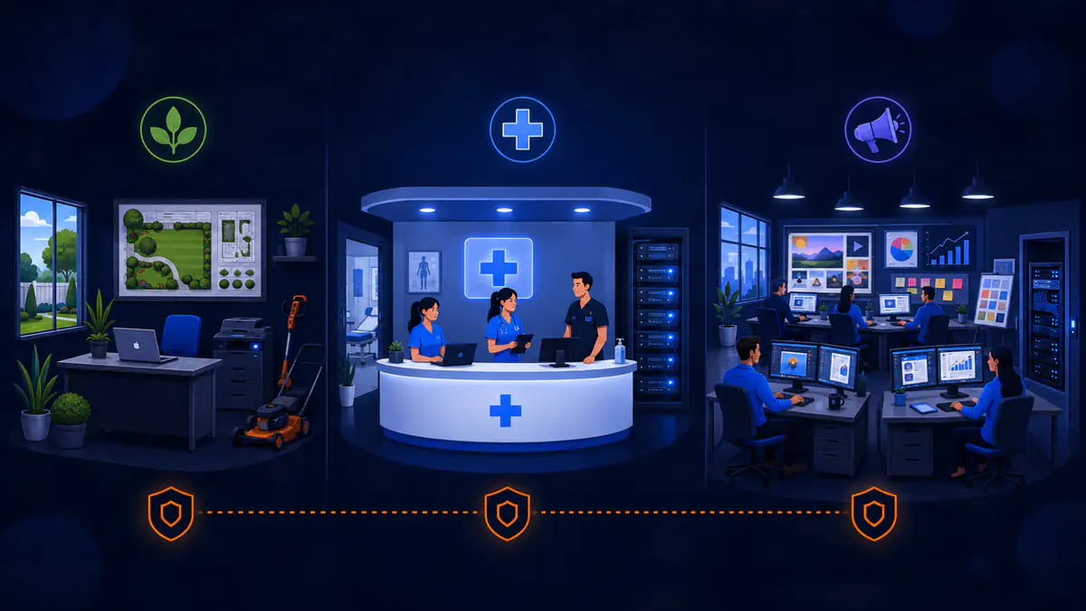 Managed IT support that grows with your business, from a small office to a multi-location firm